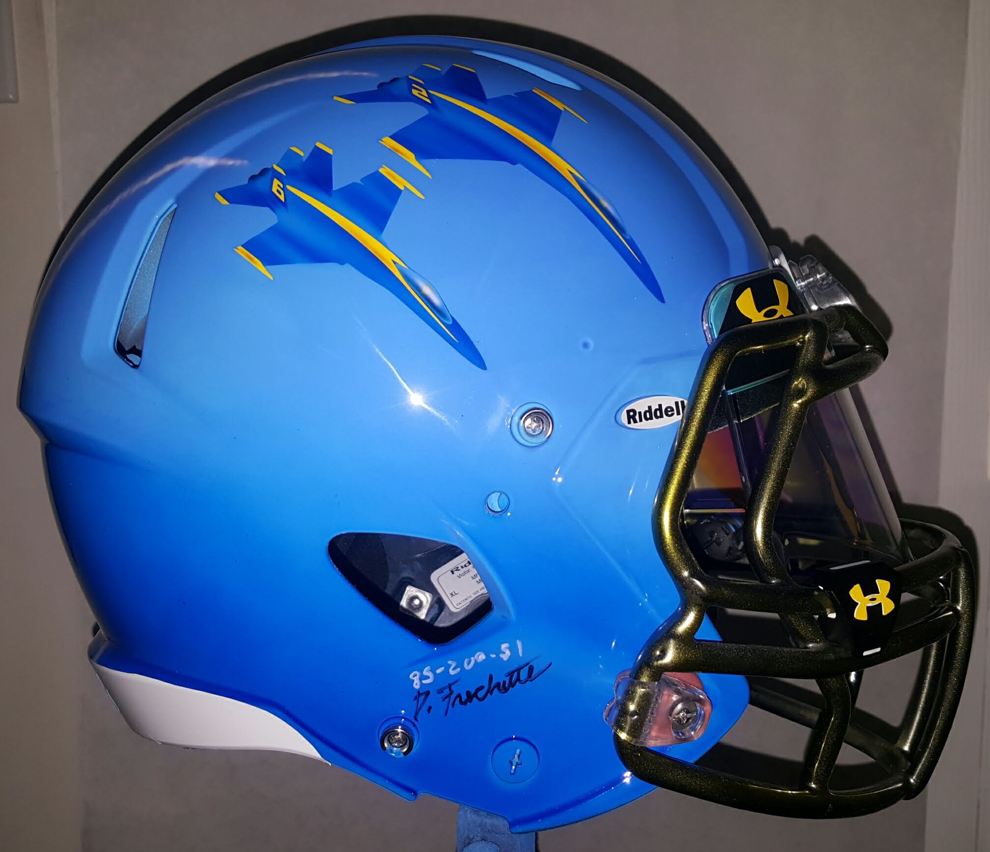 Blue Angels Helmet Artist.