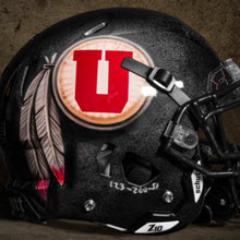 Utah College Football Helmet