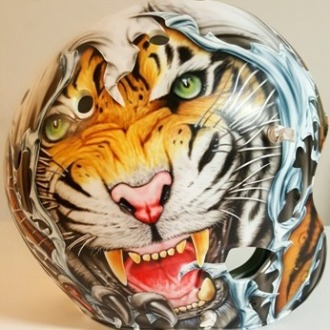 Clemson Football Custom Tiger Helmet