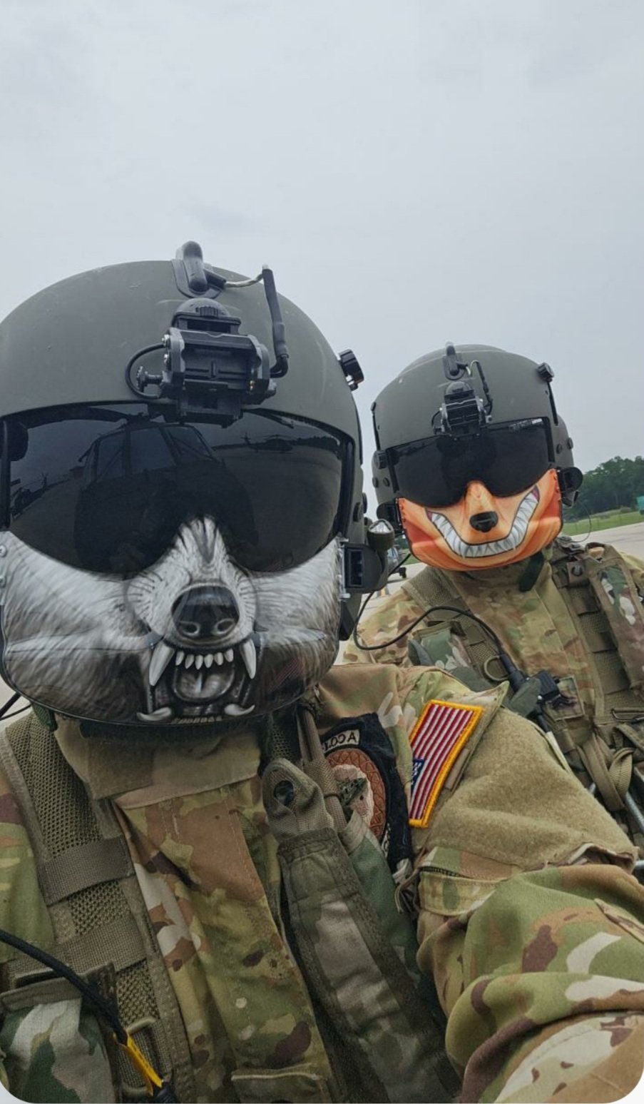 Soldiers wearing Military Masks