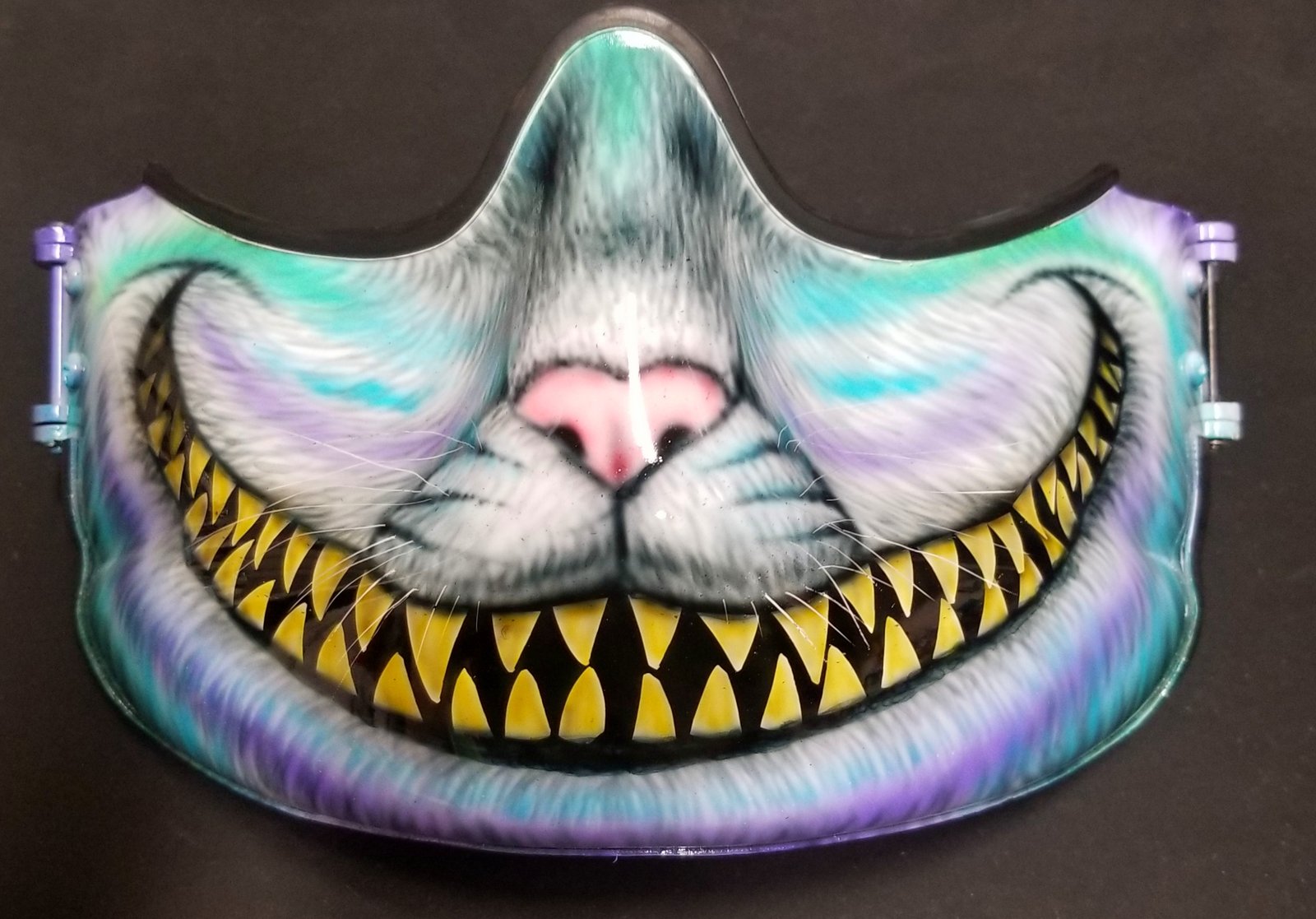 Cheshire Cat Grinning Military Mask.